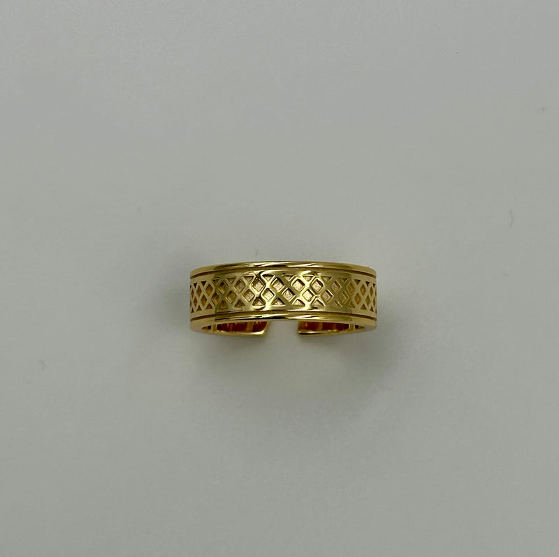Grida - Vævet Ring (Guld)