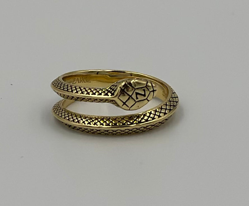 Serpentello - Lille Slange ring (Guld)