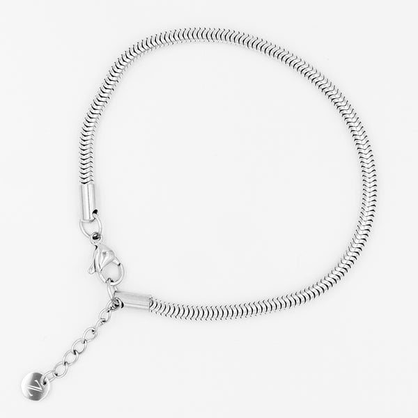 Catena - Snake Chain Armbånd (Sølv)