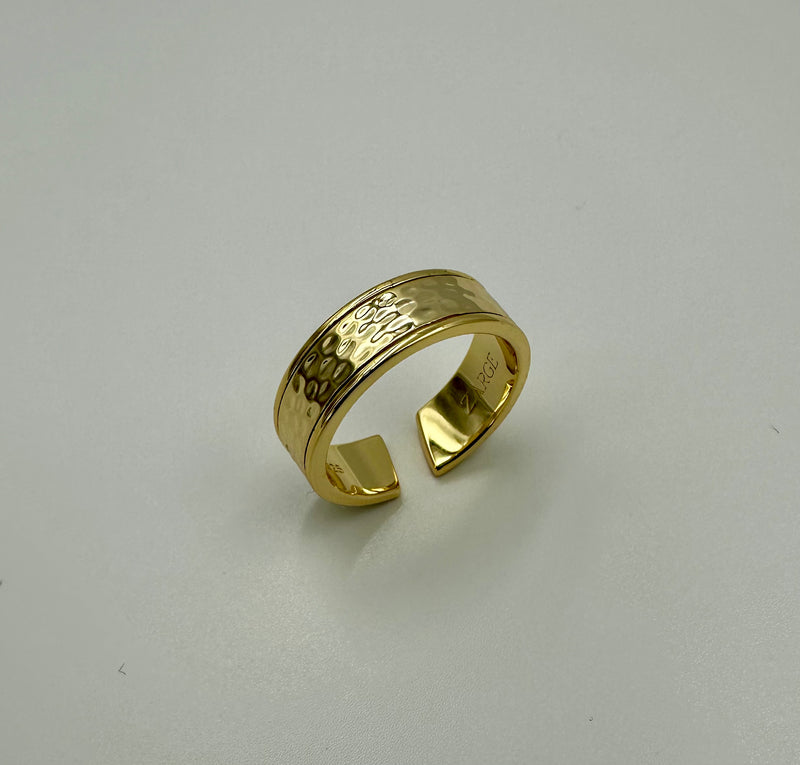 Martellata - Hammered Ring (Guld)