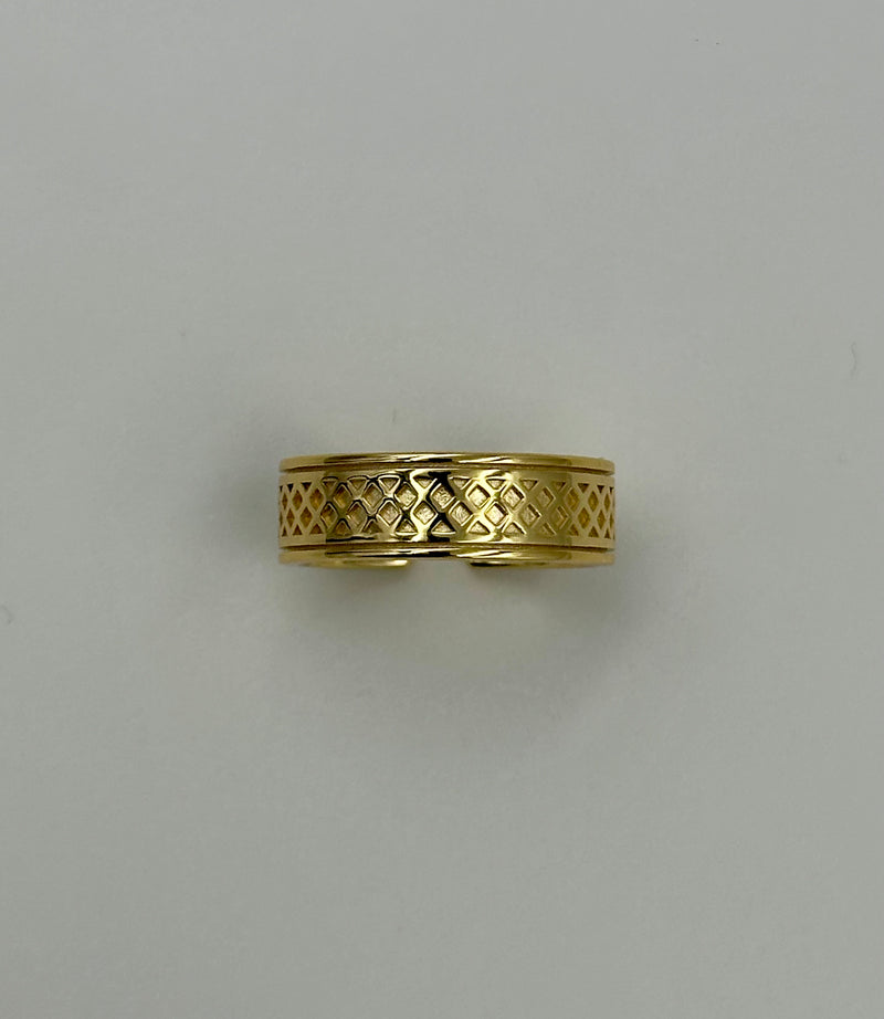 Grida - Vævet Ring (Guld)