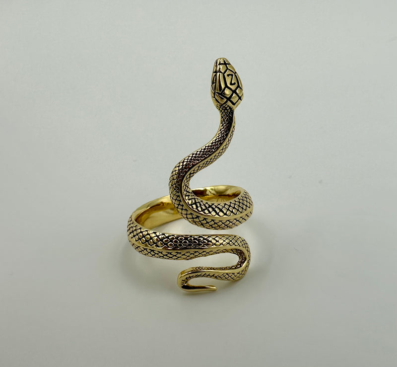 Serpente - Slange ring (Guld)